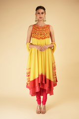 Yellow Anarkali SetDSC06952