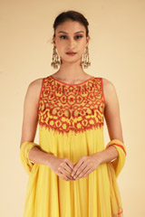 Yellow Anarkali SetDSC06953