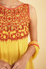 Yellow Anarkali SetDSC06954