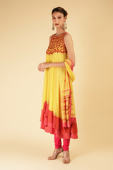 Yellow Anarkali SetDSC06955