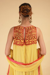 Yellow Anarkali SetDSC06958