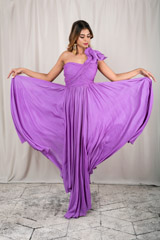 Ruffled One Shoulder Gown_DSC2766-Edit