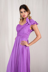 Ruffled One Shoulder Gown_DSC2771-Edit