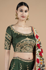 Gota Embroidered LehengaDSC09294