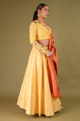 Gota Embroidered LehengaDSC09062