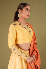 Gota Embroidered LehengaDSC09064