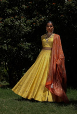 Gota Embroidered LehengaIMG_7740