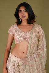 Pink Embroidered LehengaDSC07666