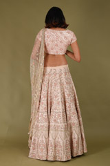 Pink Embroidered LehengaDSC07673