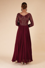 Wine Dori Work GownDSC08036