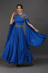 Royal Blue Cape GownIMG_9751