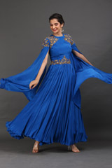 Royal Blue Cape GownIMG_9753