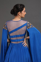 Royal Blue Cape GownIMG_9761