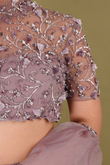 High Neck Collar Blouse LehengaDSC08914