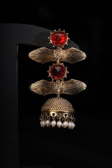 Pearl And Stone EarringsIMG_0352