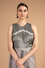 Grey Metallic GownDSC08223