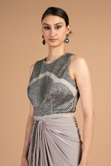 Grey Metallic GownDSC08224