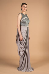 Grey Metallic GownDSC08229