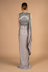 Grey Metallic GownDSC08230