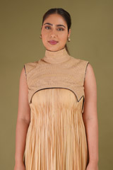 Blush Anarkali Suit With Applique OverlayDSC08952