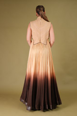 Blush Anarkali Suit With Applique OverlayDSC08956