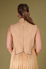 Blush Anarkali Suit With Applique OverlayDSC08957