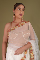 Two Tier Rosette Sari And BustierDSC09335