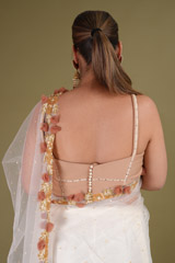 Two Tier Rosette Sari And BustierDSC09342