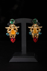 Finial Stone Earrings
