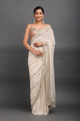 Ivory Saree Blouse Set