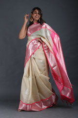 Cream Kanchivaram Silk Saree39_VIDEO