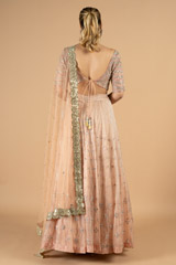 Peach Line  LehengaDSC09191