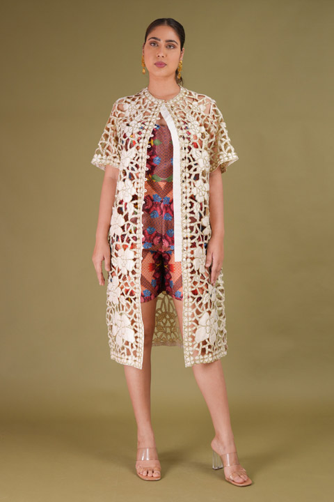 Playsuit with jacket