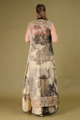 Printed Organza Tiered DressDSC09015