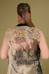 Printed Organza Tiered DressDSC09016