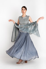 Grey Organza Lehenga Set_DSC3351-Edit