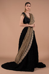 Black and Gold LehengaDSC01307