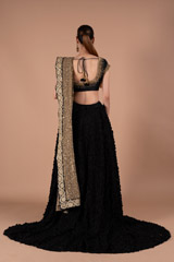 Black and Gold LehengaDSC01311