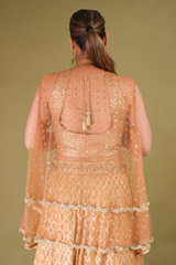 Rosegold Jacket LehengaDSC09043