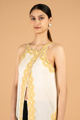 Criss Cross Flow Suit With PalazzoDSC06782