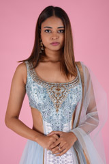 Sky Blue LehengaDSC09358