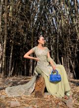 Green Silk Katdana Sharara Set1