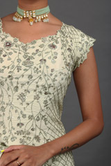 Green Silk Katdana Sharara SetIMG_0285