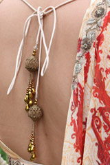 Peach Chevron GownIMG_2426