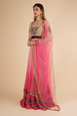 Pink Ombre AnarkaliDSC01637