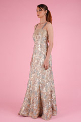 Golden Off Shoulder GownDSC09132