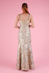 Golden Off Shoulder GownDSC09136