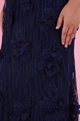 Blue Floral GownDSC09228