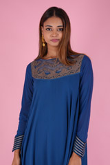 Flared Blue DressDSC09512