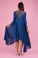 Flared Blue DressDSC09522